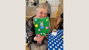 Bloxwich care home Residents enjoy Easter crafts